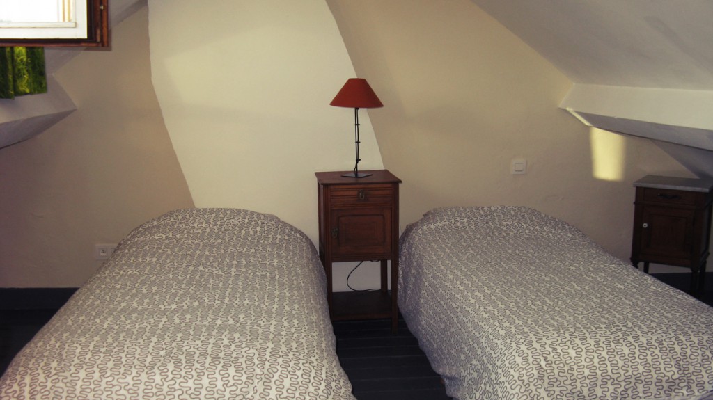 Small bedroom in attic.